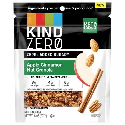Kind Nut Granola Zero Sugar Apple Cinnamon 5/8 OZ [UNFI #3023363] [ebt]
