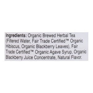 Just Ice Tea Herbal Tea Caffeine Free Berry Hibiscus 12/16 OZ [UNFI #2894467] [ebt]