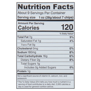 Zacks Mighty Tortilla Chips Organic Nacho 9/9 OZ [UNFI #2951903] [ebt]