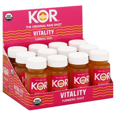 Kor Turmeric Shot Vitality 12/1.7 OZ [UNFI #2310738] [ebt]