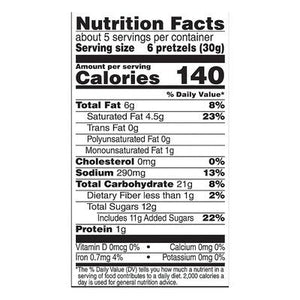 Glutino Covered Pretzels Gluten Free Fudge 12/5.5 OZ [UNFI #502872] [ebt]