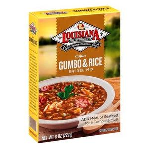 Louisiana Fish Fry Entree Mix Gumbo & Rice Cajun 6/8 OZ [UNFI #2833580] [ebt]