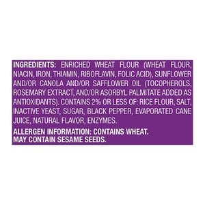 Miltons Gourmet Crackers Salt & Pepper 8/6.8 OZ [UNFI #3031671] [ebt]