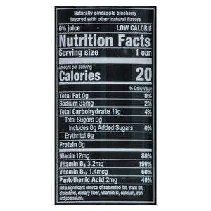 Machu Picchu Energy Drink Organic Zero Sugar Pineapple Blueberry 12/12 OZ [UNFI #2836740] [ebt] T