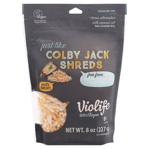 Violife Cheese Alternative Just Like Colby Jack Shreds 8/8 OZ [UNFI #2555522] [ebt]