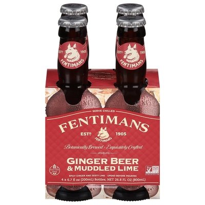Fentmn Ginger Beer Muddled Lime 6/4/6.7 OZ [UNFI #2679702] [ebt] T