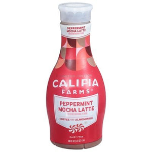 Califia Farms Coffee with Almondmilk Peppermint Mocha Latte 6/48 OZ [UNFI #1748888] [ebt] T