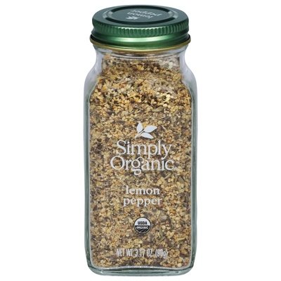 Simply Organic Lemon Pepper 6/3.17 OZ [UNFI #3004280] [ebt]