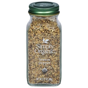 Simply Organic Lemon Pepper 6/3.17 OZ [UNFI #3004280] [ebt]
