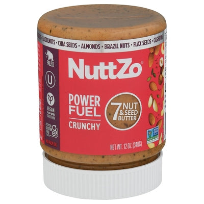 Nuttzo 7 Nut & Seed Butter Crunchy Power Fuel 6/12 oz [UNFI #1963297 ] [ebt]
