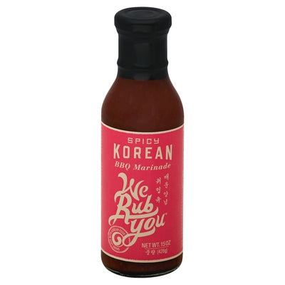 We Love You BBQ Marinade Korean Spicy 6/15 OZ [UNFI #2824415] [ebt]