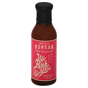 We Love You BBQ Marinade Korean Spicy 6/15 OZ [UNFI #2824415] [ebt]