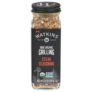 Watkins Seasoning Steak Organic Grilling 3/3.5 OZ [UNFI #2726578] [ebt]