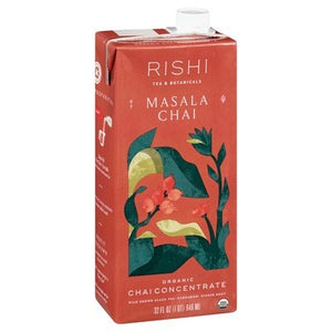 Rishi Tea Chai Concentrate Organic Masala 12/32 OZ [UNFI #1475169] [ebt]
