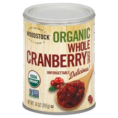 Woodstock Cranberry Sauce Whole Organic 12/14 OZ [UNFI #2449809] [ebt]
