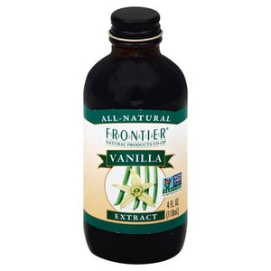 Frontier Nat Prod Co-Op Vanilla Extract All-Natural 4 OZ [UNFI #1528231] [ebt]