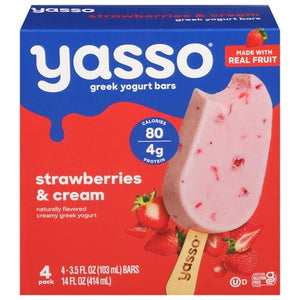 Yasso Strawberry Greek Yogurt 8/4/3.5 Z [UNFI  #3053063]