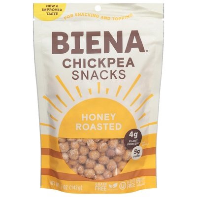 Biena Chickpea Snacks Honey Roasted 8/5 OZ [UNFI #1740562] [ebt]