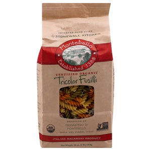 Montebello Fusilli Tricolor 12/16 OZ [UNFI #2531010] [ebt]