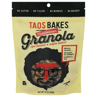 Taos Bakes Granola Ripe Banana + Maple Walnut Trailblazer 6/10 OZ [UNFI #2750248] [ebt]