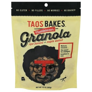 Taos Bakes Granola Ripe Banana + Maple Walnut Trailblazer 6/10 OZ [UNFI #2750248] [ebt]