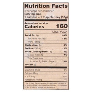 Deep Chickpea Masala Samosas 6/12 OZ [UNFI  #2864353]