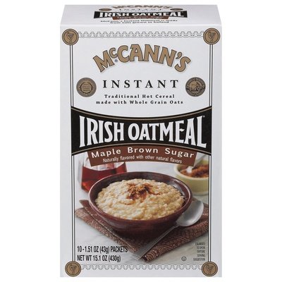 Mccanns Irish Oatmeal Oatmeal Irish Maple Brown Sugar Instant 12/15.1 Z [UNFI #2622108] [ebt]