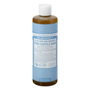 Dr Bronners Soap Pure-Castile 18-In-1 Hemp Baby Unscented 1/16 OZ [UNFI #997502] T