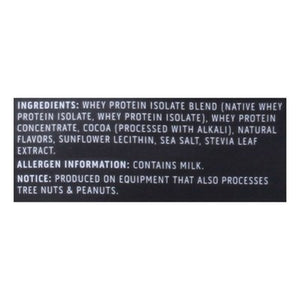 Ascent Whey Protein Powder Blend Chocolate 2 LB [UNFI #2303519] T