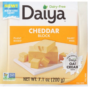 Daiya Cheese Dairy-Free Block Cheddar 8/7.1 oz [UNFI #1565209 ] [ebt]