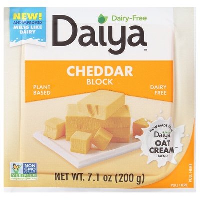 Daiya Cheese Dairy-Free Block Cheddar 8/7.1 OZ [UNFI #1565209] [ebt]