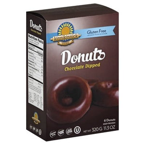 Kinn Dnut Choc Dip Wf Gf 8/11.3 OZ [UNFI  #0404863]