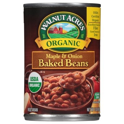 Walnut Acres Organic Farms Baked Beans Maple & Onion 12/15 OZ [UNFI #134635] [ebt]