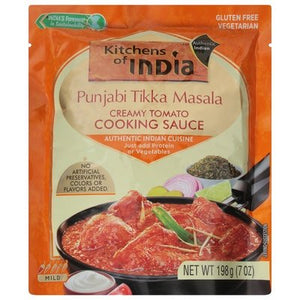 Kitchens Of India Cooking Sauce Creamy Tomato Punjabi Tikka Masala 6/7 OZ [UNFI #2971646] [ebt]