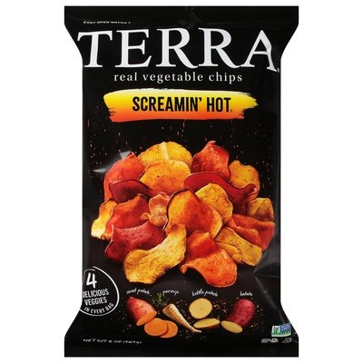 Terra Chips Vegetable Chips Real Screamin Hot 12/5 OZ [UNFI #2628238] [ebt]