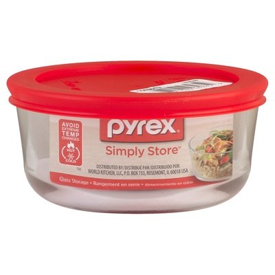 Pyrex Glass Storage 2 Cup 6/1 CT [UNFI #2541159] T