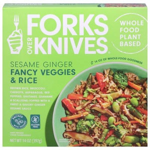 Forks Over Knives Veggies Rice Sesame Ginger 8/14 OZ [UNFI  #2866770]
