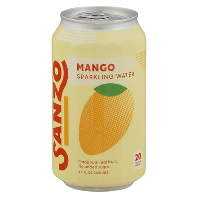 Sanzo Sparkling Water Mango 12/12 OZ [UNFI #2708055] [ebt] T