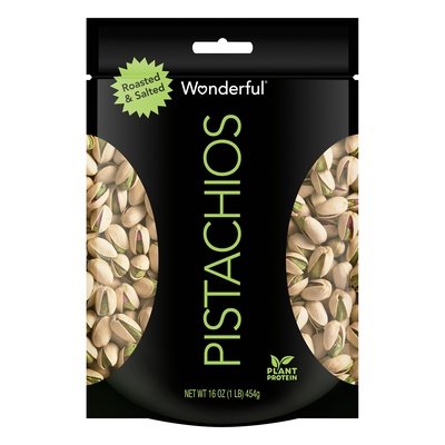 Wonderful Pistachios Pistachios Roasted & Salted 12/16 OZ [UNFI #2288421] [ebt]