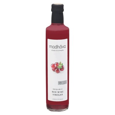 Madhava Vinegar Organic Red Wine 6/16.9 OZ [UNFI #2545135] [ebt]