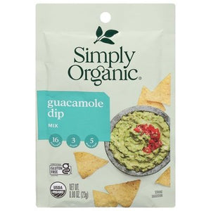 Simply Organic Mix Guacamole Dip 12/.8 OZ [UNFI #915819] [ebt]