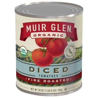 Muir Glen Tomatoes Diced Fire Roasted 12/28 OZ [UNFI #0106294] [ebt]