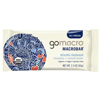 Gomacro Macrobar Blueberry + Cashew Butter 12/2.3 OZ [UNFI #2202349] [ebt]