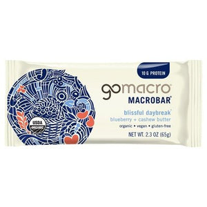 Gomacro Macrobar Blueberry + Cashew Butter 12/2.3 OZ [UNFI #2202349] [ebt]