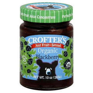 Crofters Fruit Spread Organic Blackberry 6/10 OZ [UNFI #0683128] [ebt]