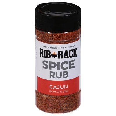 Rib Rack Spice Rub Cajun 6/5.5 OZ [UNFI #1732395] [ebt]