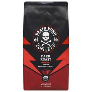Death Wish Coffee Coffee Ground Dark Roast 6/10 OZ [UNFI #2950509] [ebt]