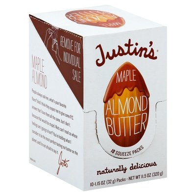 Justins Almond Butter Maple 10/1.15 OZ [UNFI #2094266] [ebt]