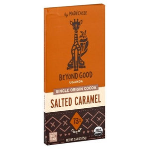 Beyond Good Chocolate Salted Caramel 73% Cocoa 12/2.64 OZ [UNFI #2571214] [ebt] T