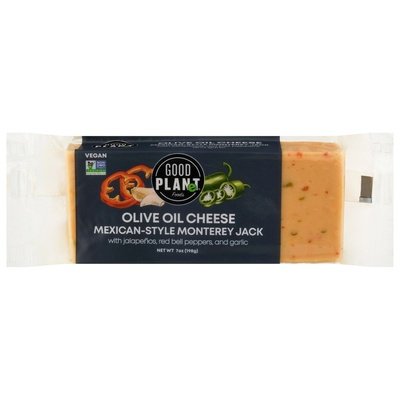 Good Planet Foods Cheese Olive Oil Mexican-Style Monterey Jack 8/7 OZ [UNFI #2985182] [ebt]